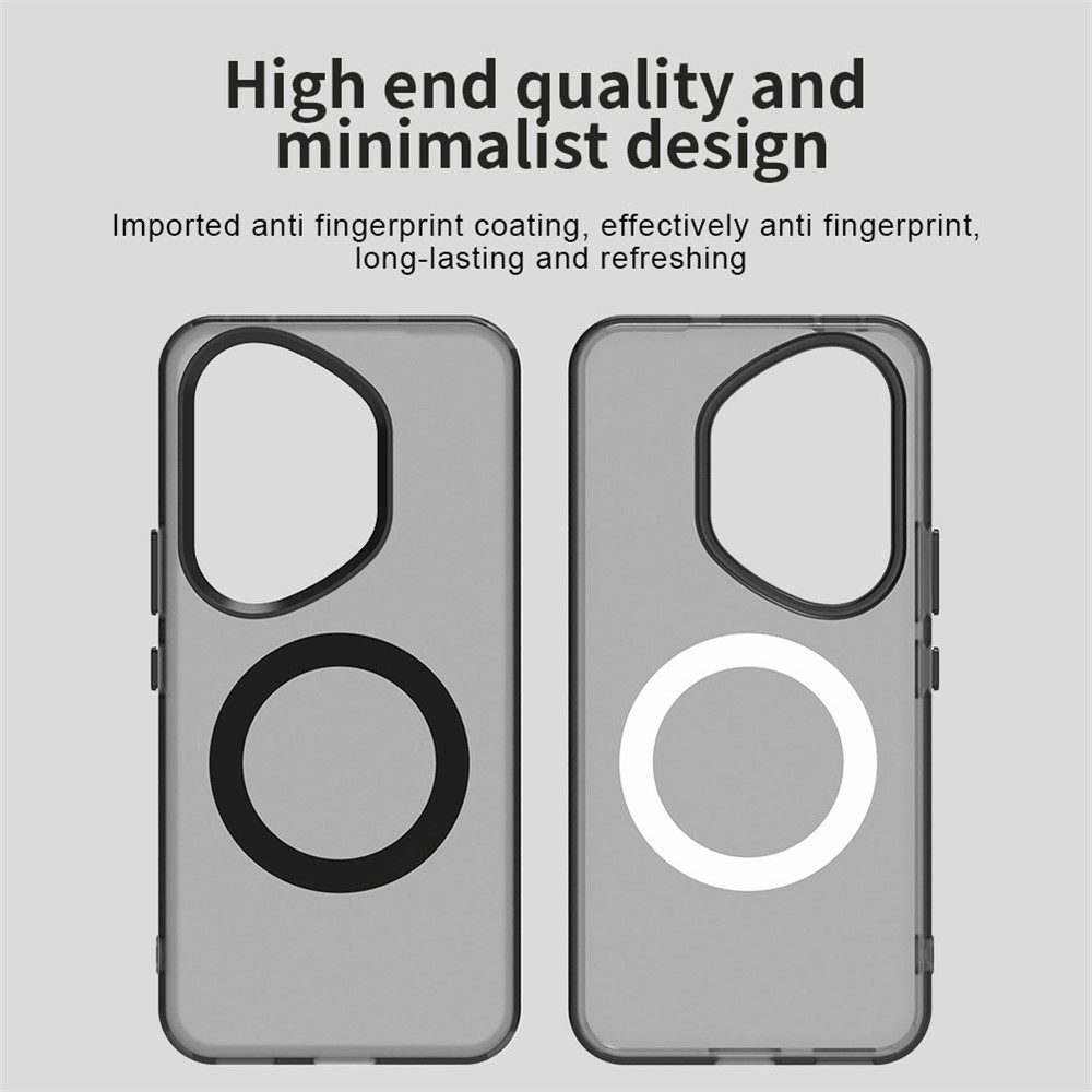 Candy zselés tok MagSafe-val a Honor 400 Pro-hoz - fekete