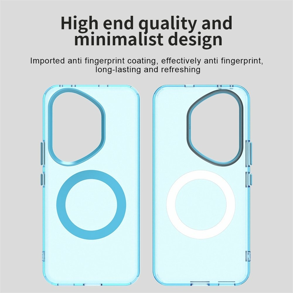 Candy zselés tok MagSafe-val a Honor 400 Pro-hoz - kék