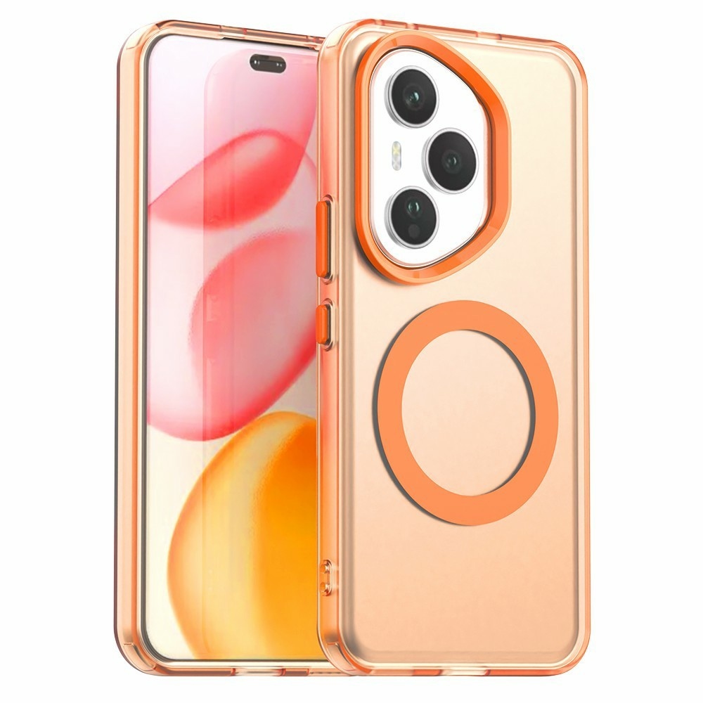 Candy zselés tok MagSafe-val a Honor 400 Pro-hoz - narancssárga