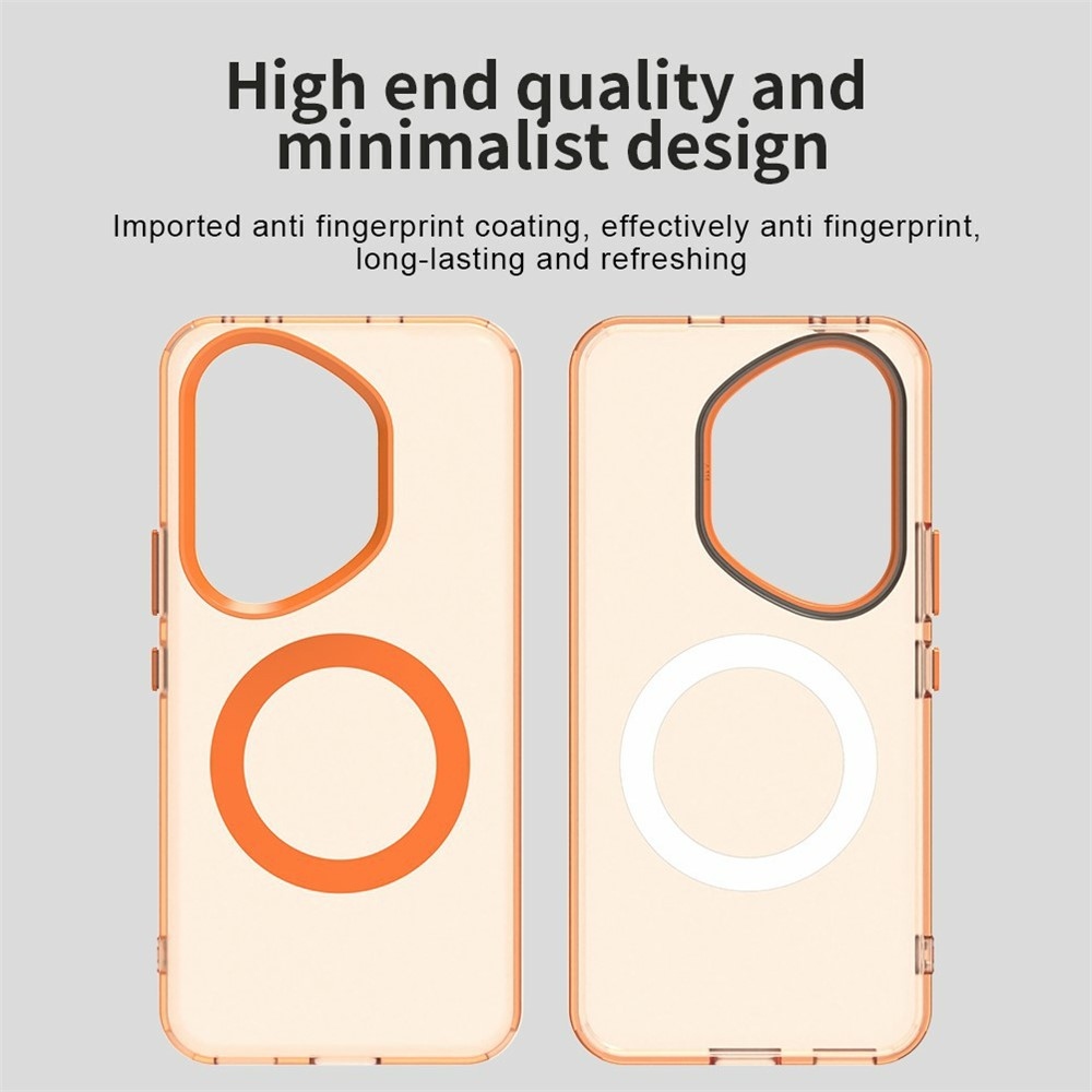 Candy zselés tok MagSafe-val a Honor 400 Pro-hoz - narancssárga