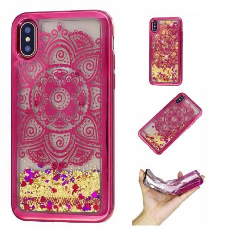 Candy homokóra zselés tok iPhone X készülékhez - lotus
