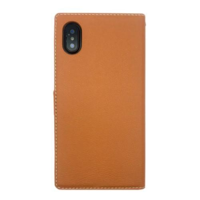 Cano PU bőr tok iPhone X készülékhez - barna