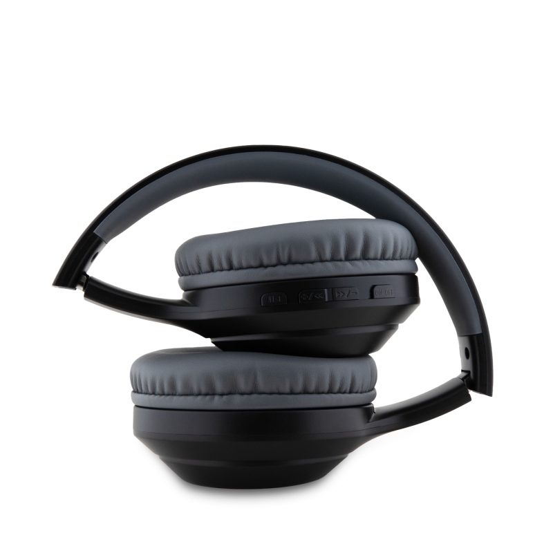 Guess Classic Silver Logo Bluetooth sztereó fejhallgató fekete