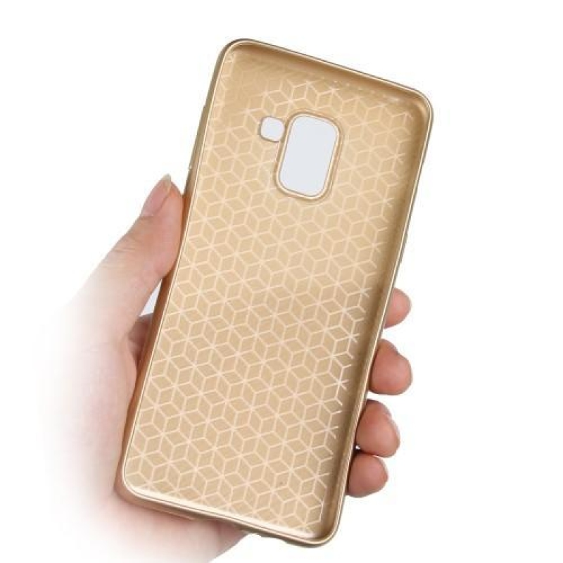 Carb zselés tok Samsung Galaxy A8 Plus (2018) - arany színben