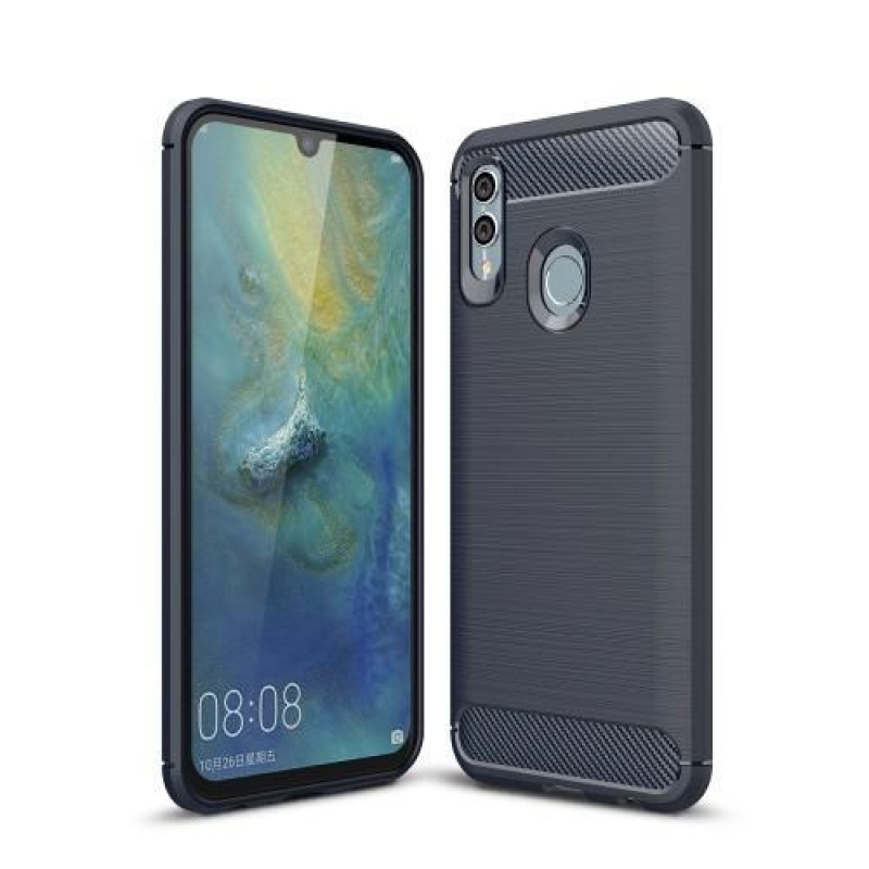 Carb gélálló tok Honor 10 Lite és Huawei P Smart (2019) készülékhez - sötétkék