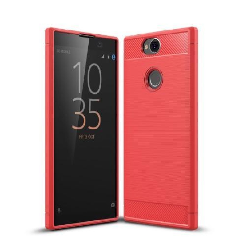 Karbantartó szilikon tok Sony Xperia XA2 Plus készülékhez - piros