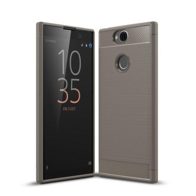 Karbantartó szilikon tok Sony Xperia XA2 Plus készülékhez - szürke
