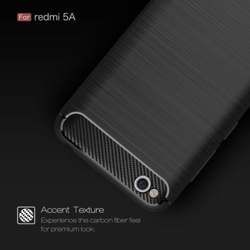 Carbo tartós zselés tok csiszolással Xiaomi Redmi 5A - sötétkék