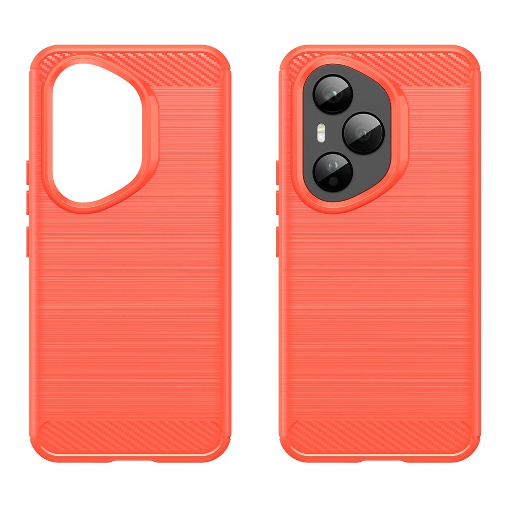 Szénálló zselés tok a Honor 400 Pro-hoz - piros