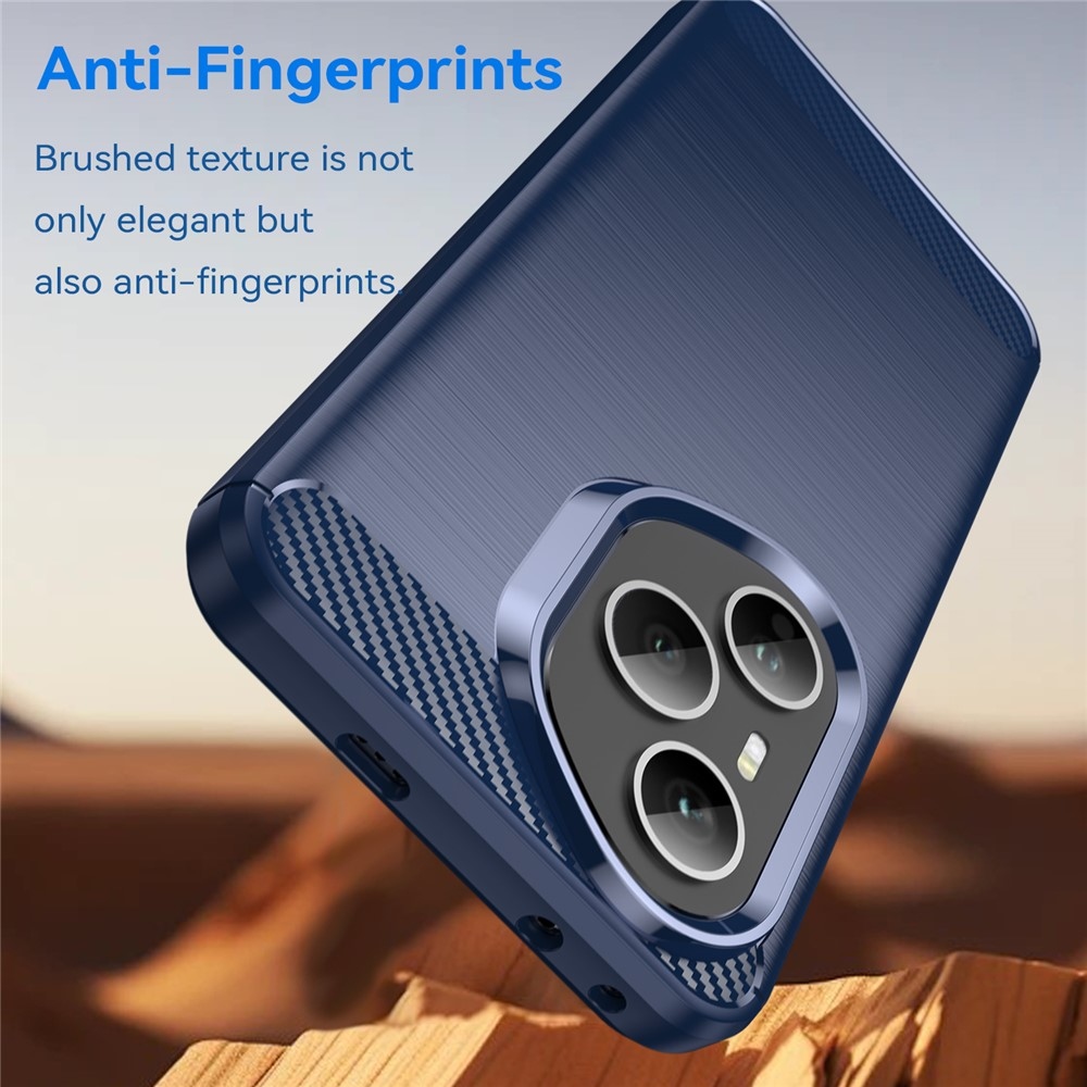 Szénálló zselés tok a Honor 400 Pro-hoz - kék