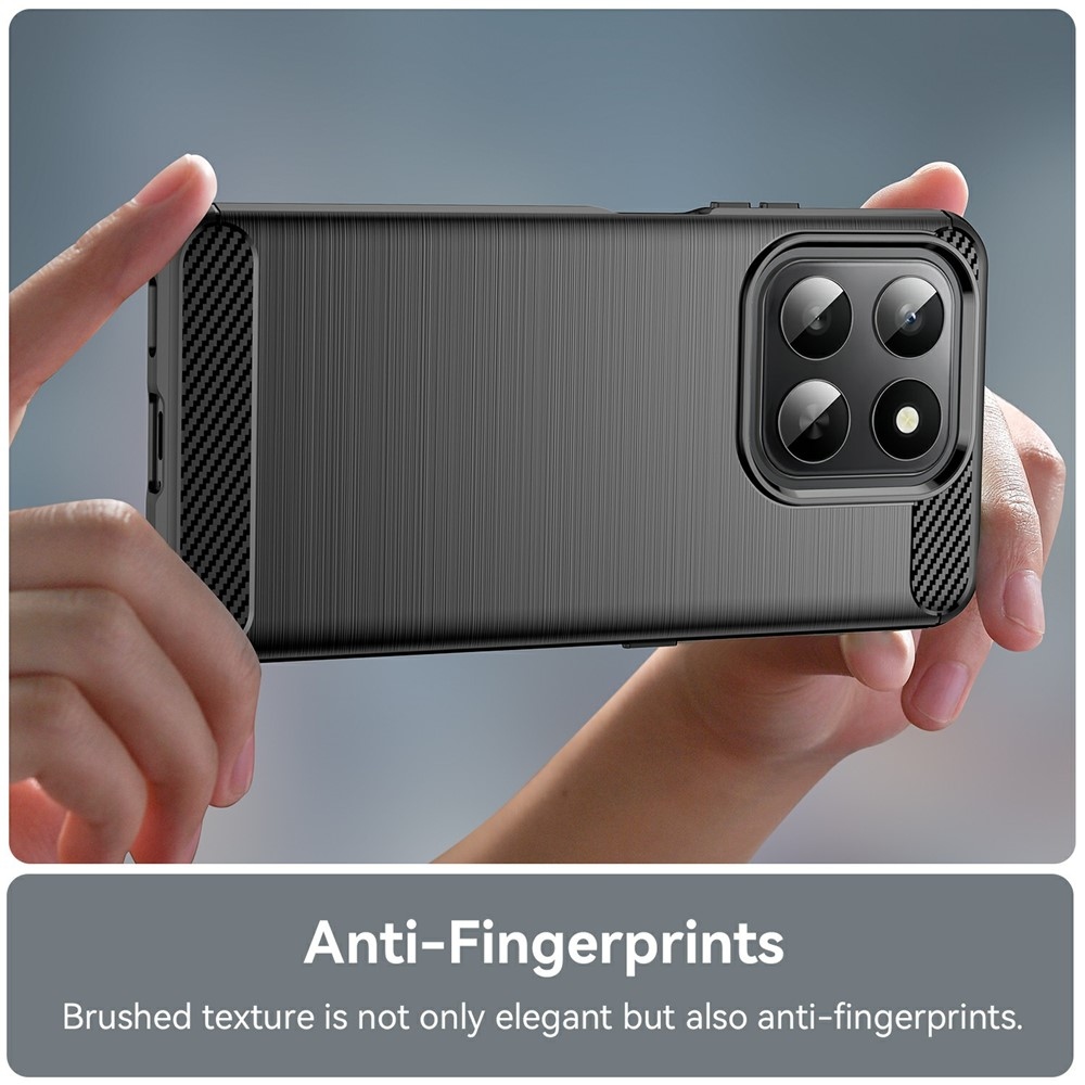 Szénálló zselés tok a Honor 400 Smart 5G/4G/Honor X7d készülékhez - fekete