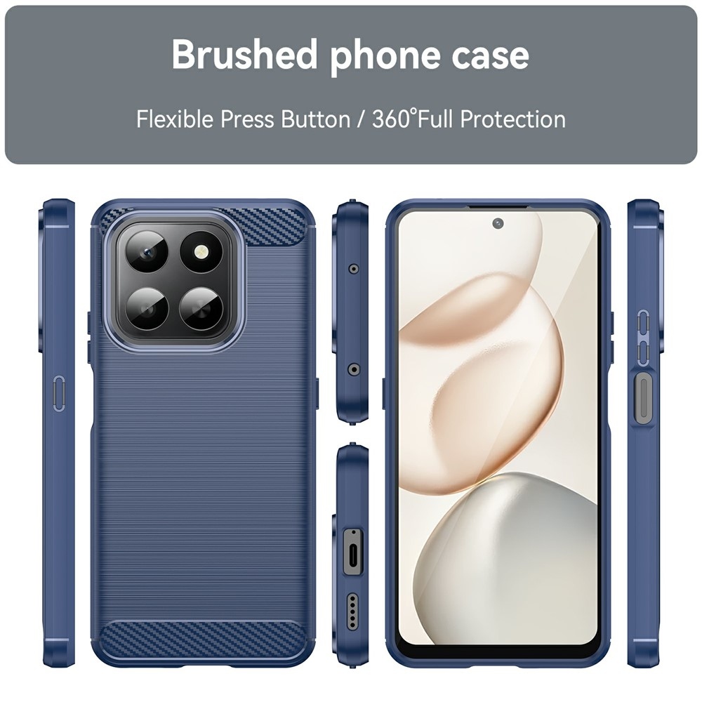 Szénálló zselés tok a Honor 400 Smart 5G/4G/Honor X7d készülékhez - kék