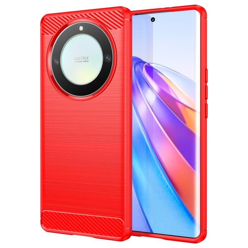 Szénálló zselés tok a Honor Magic 5 Lite 5G készülékhez - piros