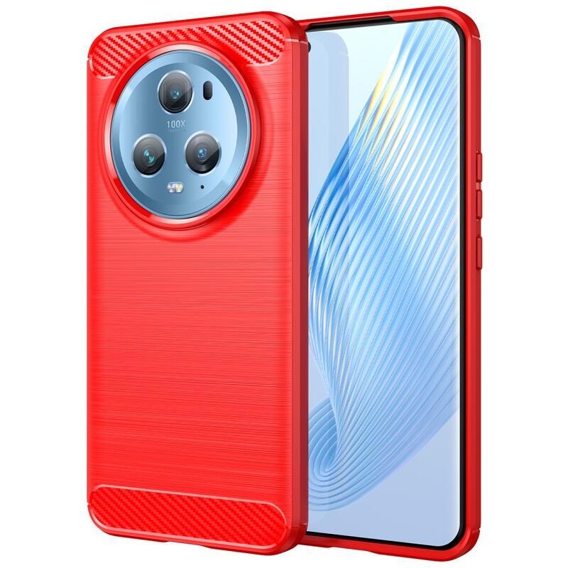 Szénálló zselés tok a Honor Magic 5 Pro 5G készülékhez - piros