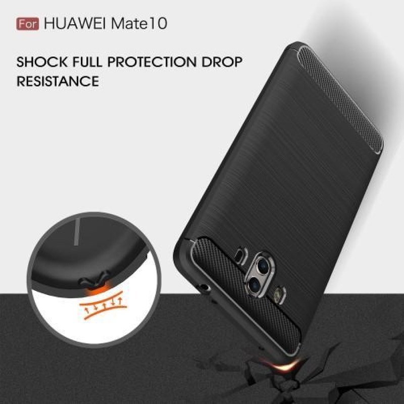 Szénálló zselés tok Huawei Mate 10 készülékhez - sötétkék