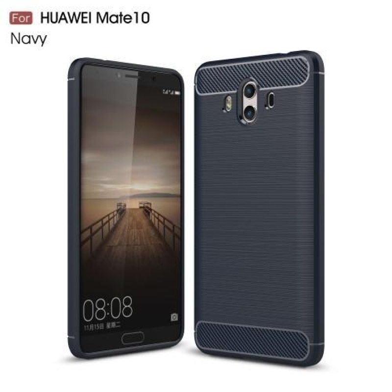 Szénálló zselés tok Huawei Mate 10 készülékhez - sötétkék