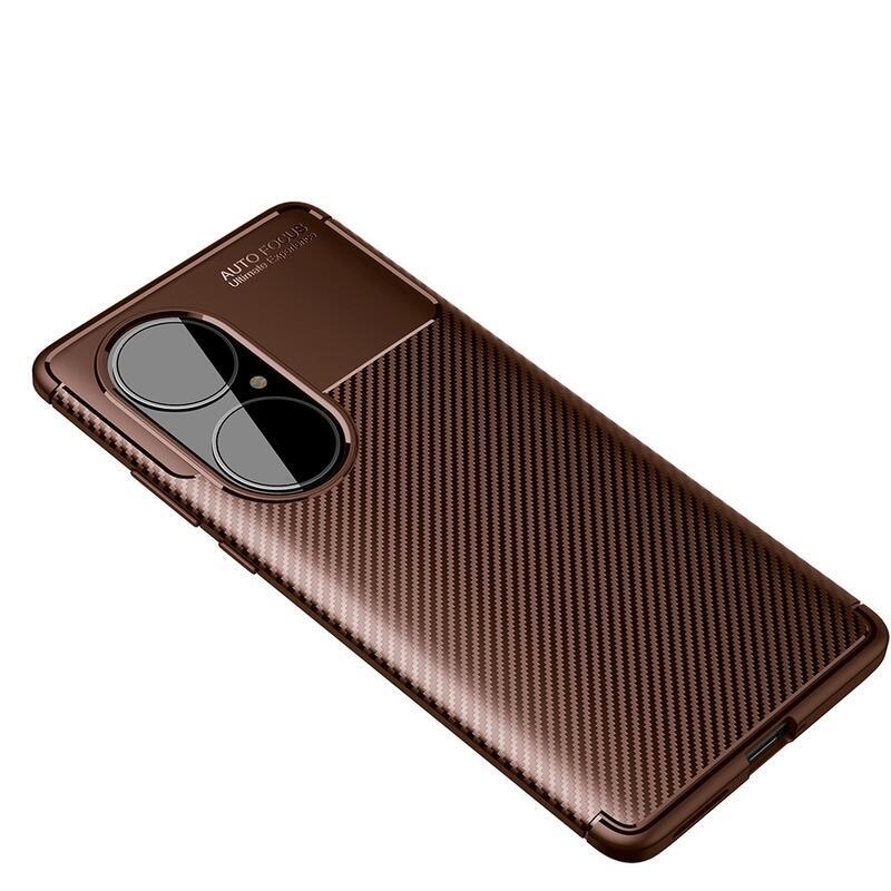 Szénálló zselés tok a Huawei P50 Pro készülékhez - barna