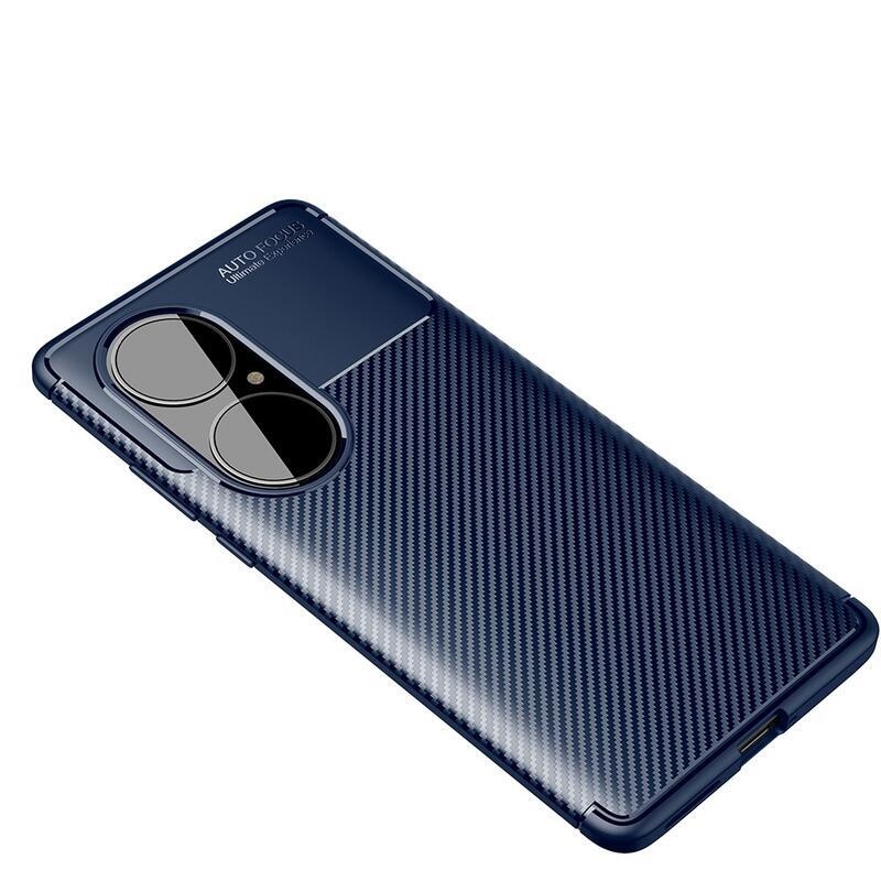 Szénálló zselés tok a Huawei P50 Pro készülékhez - kék