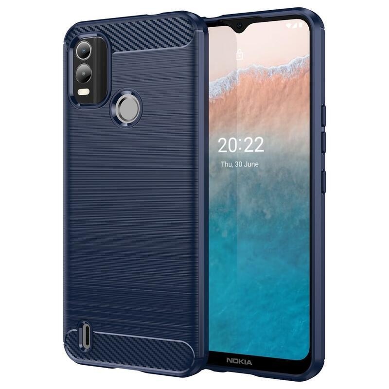 Szénálló zselés tok Nokia C21 Plus készülékhez - kék