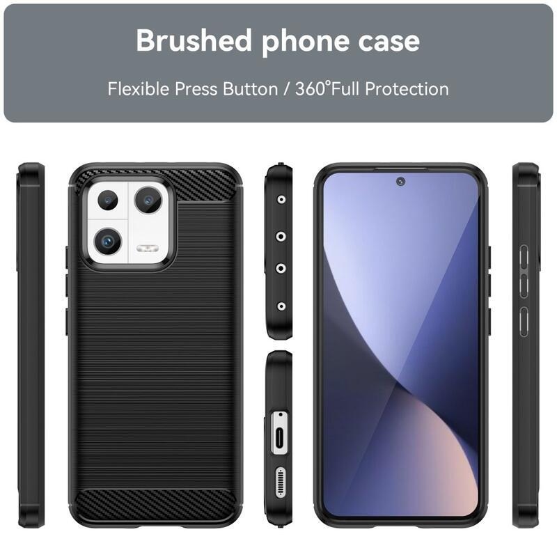 Szénálló zselés tok Xiaomi 13-hoz - fekete