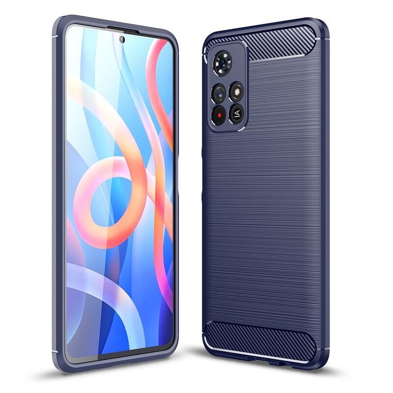 Szénálló zselés tok Xiaomi Poco M4 Pro 5G/Redmi Note 11S 5G - kék