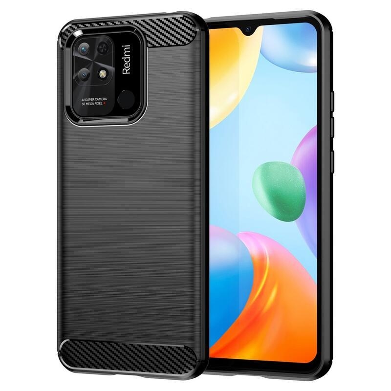 Szénálló zselés tok Xiaomi Redmi 10C-hez - fekete