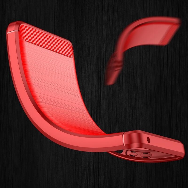 Szénálló zselés tok Xiaomi Redmi 10C-hez - piros