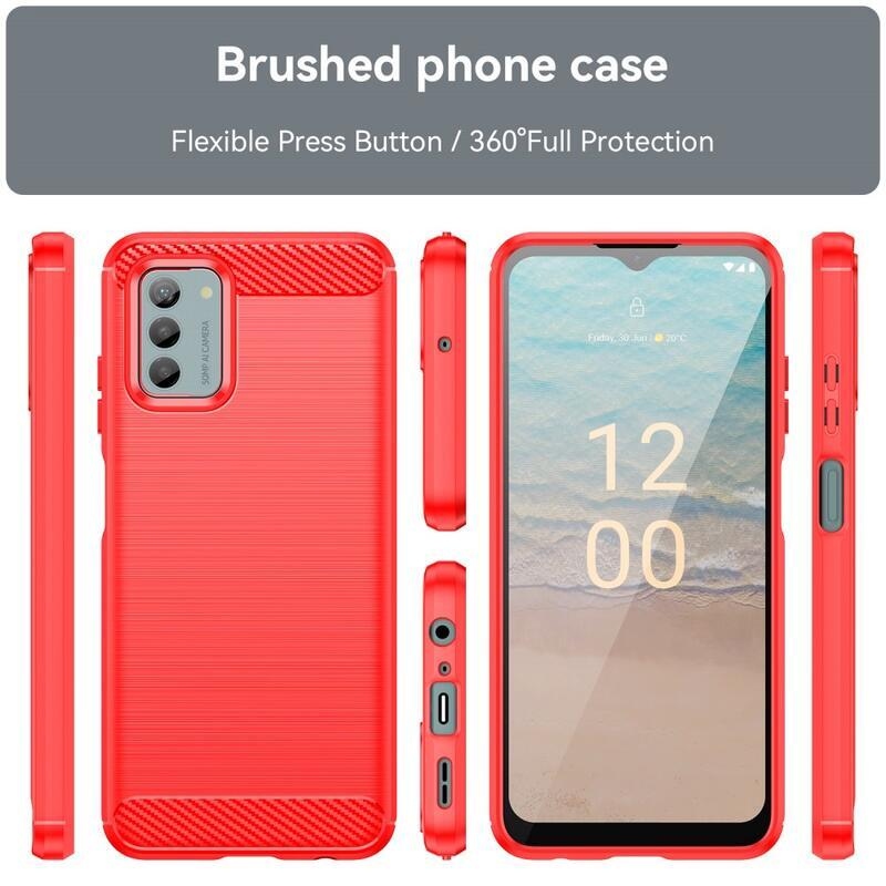 Szénálló zselés tok Nokia G22 készülékhez - piros