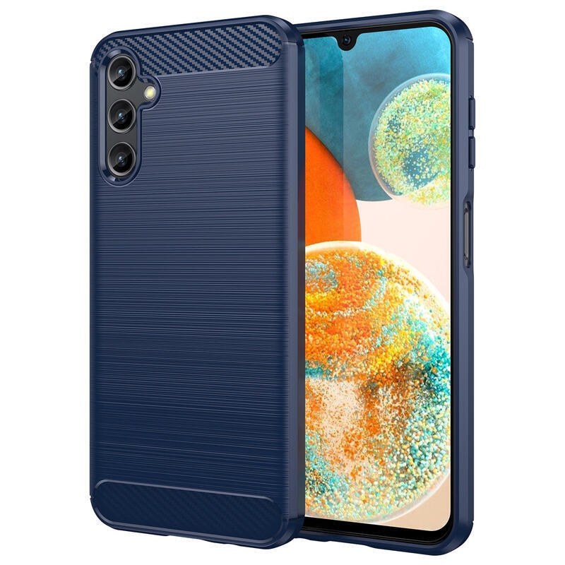 Szénálló zselés tok Samsung Galaxy A14 4G/5G készülékhez - kék