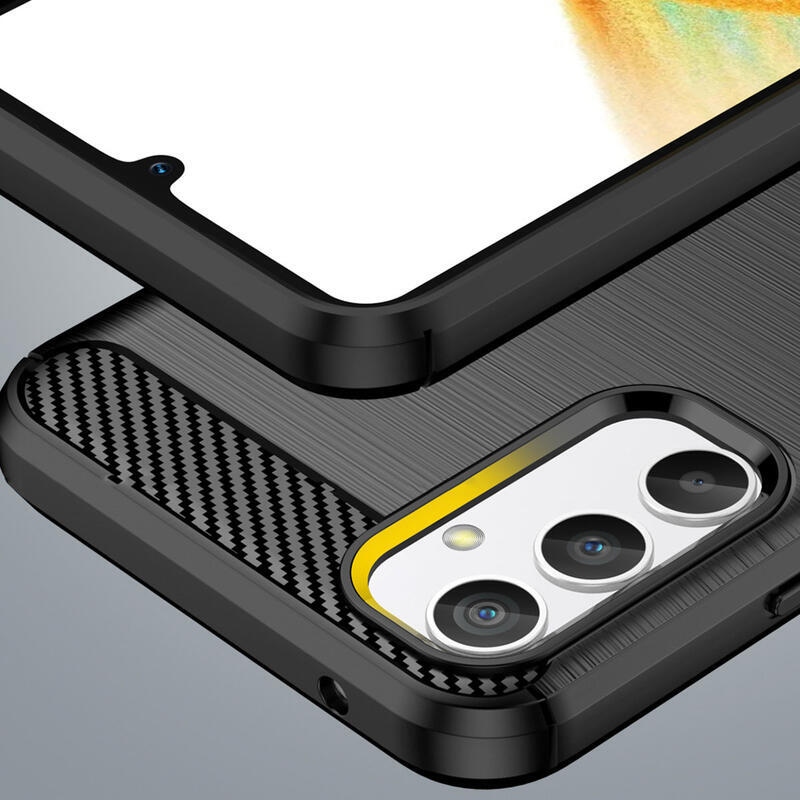 Szénálló zselés tok Samsung Galaxy A34 5G - fekete