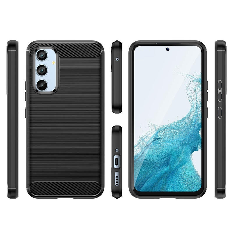 Szénálló zselés tok Samsung Galaxy A54 5G - fekete