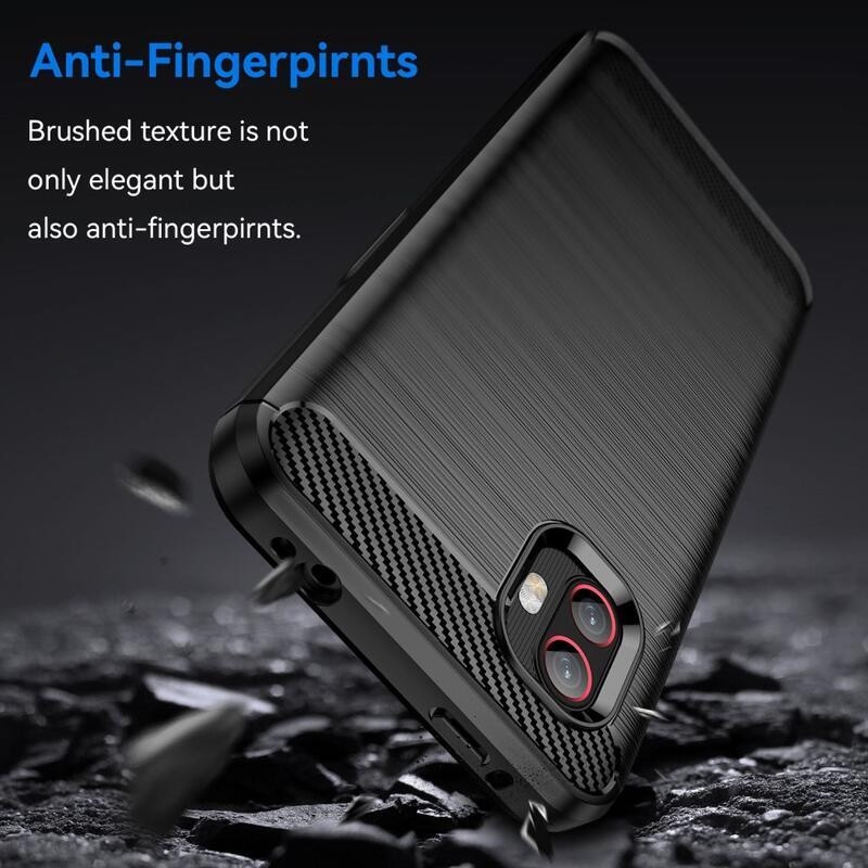 Szénálló zselés tok Samsung Galaxy Xcover 6 Pro készülékhez - fekete
