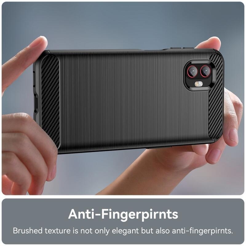 Szénálló zselés tok Samsung Galaxy Xcover 6 Pro készülékhez - fekete