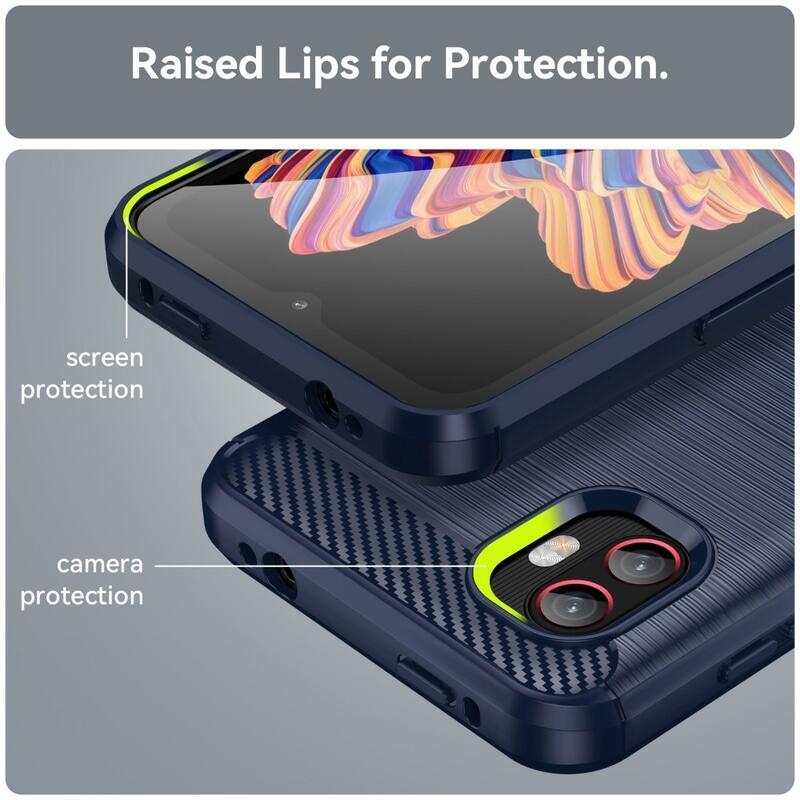 Szénálló zselés tok Samsung Galaxy Xcover 6 Pro készülékhez - kék