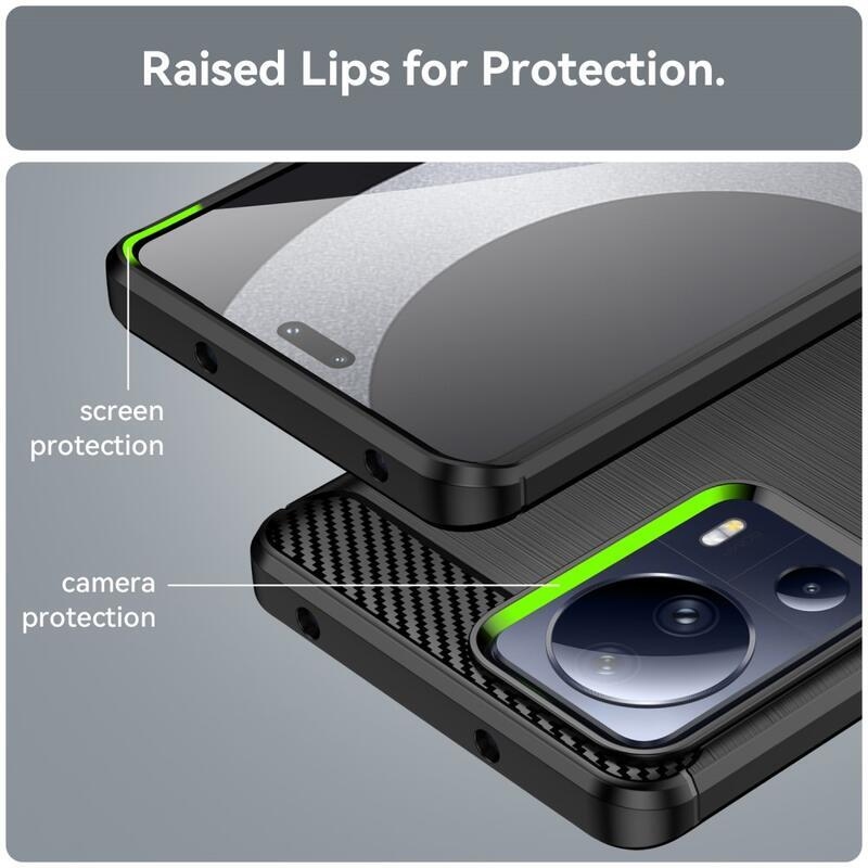 Szénálló zselés tok Xiaomi 13 Lite-hoz - fekete