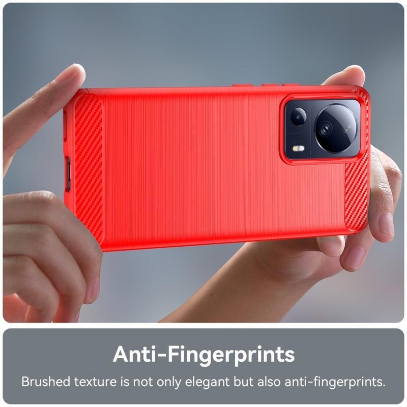 Szénálló zselés tok Xiaomi 13 Lite-hoz - piros