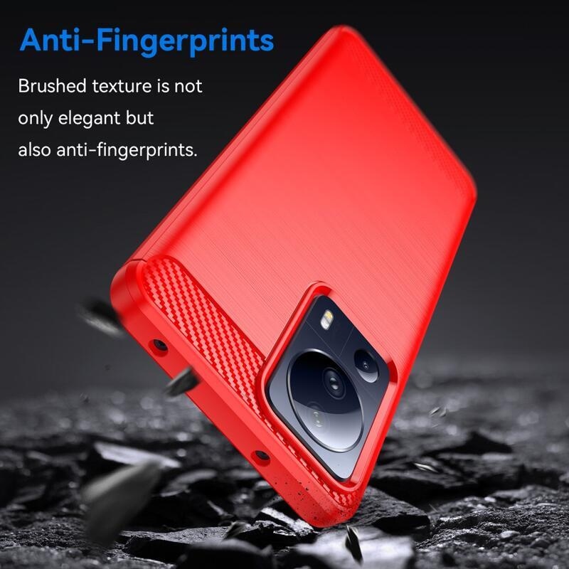 Szénálló zselés tok Xiaomi 13 Lite-hoz - piros