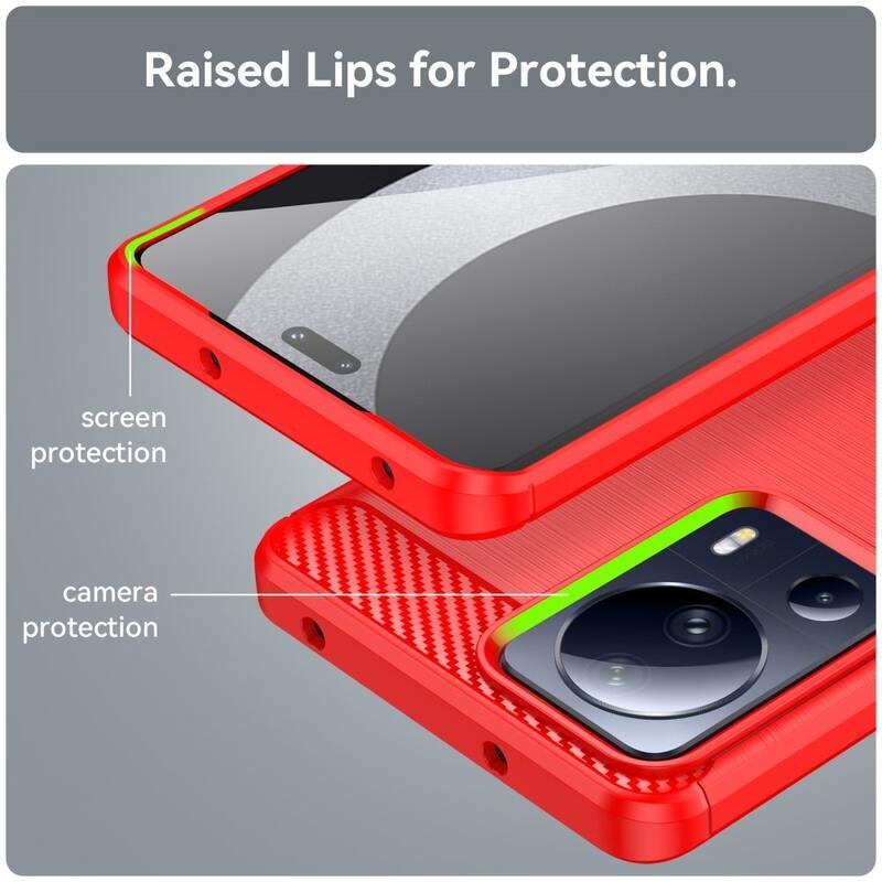 Szénálló zselés tok Xiaomi 13 Lite-hoz - piros