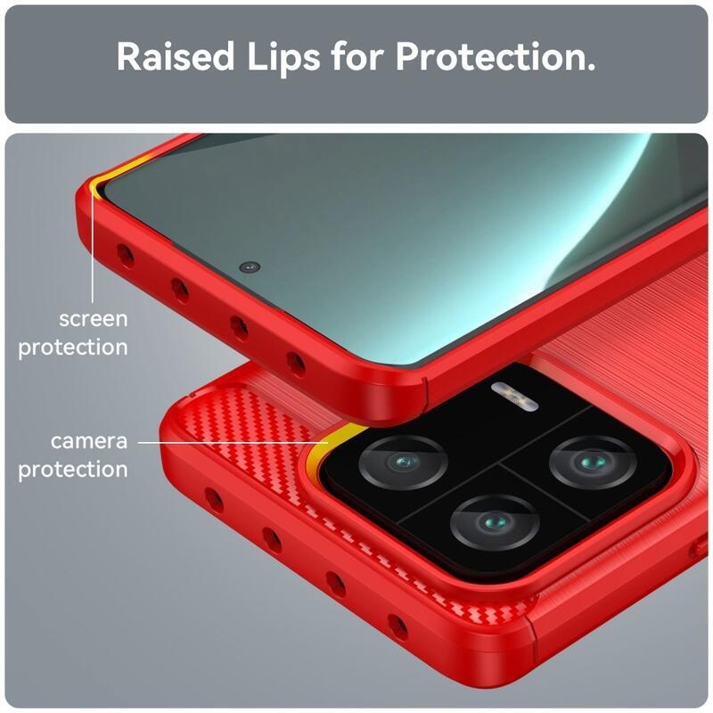 Szénálló zselés tok Xiaomi 13 Pro-hoz - piros