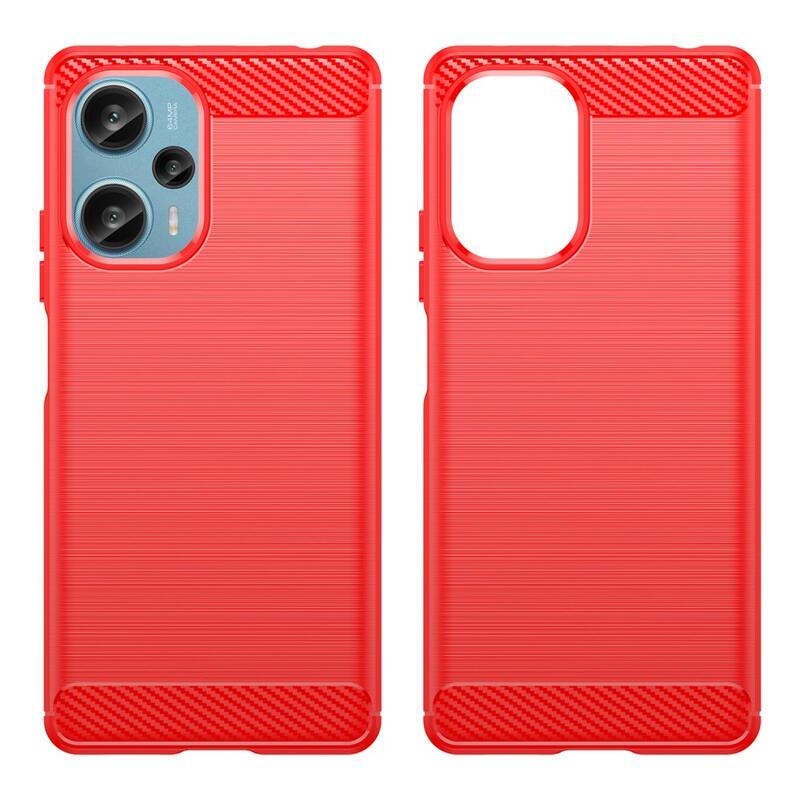 Szénálló zselés tok Xiaomi Poco F5-hez - piros