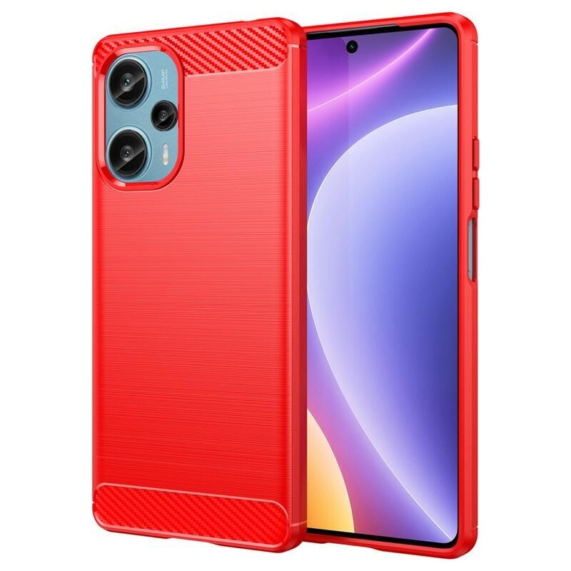 Szénálló zselés tok Xiaomi Poco F5-hez - piros