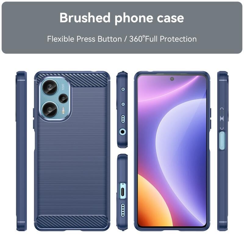 Szénálló zselés tok Xiaomi Poco F5 - kék