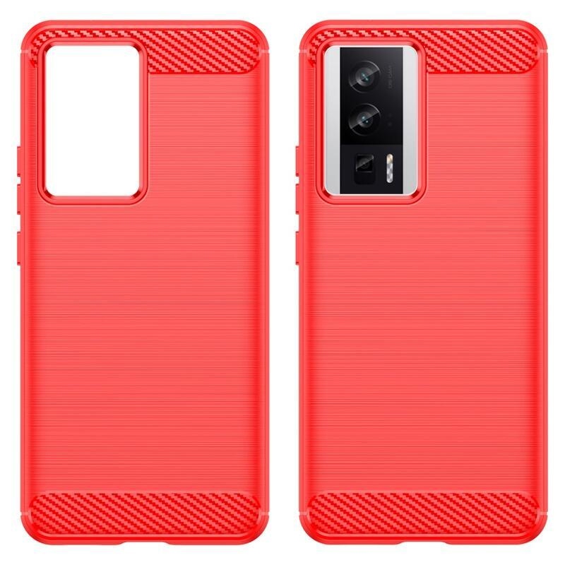 Szénálló zselés tok Xiaomi Poco F5 Pro - piros
