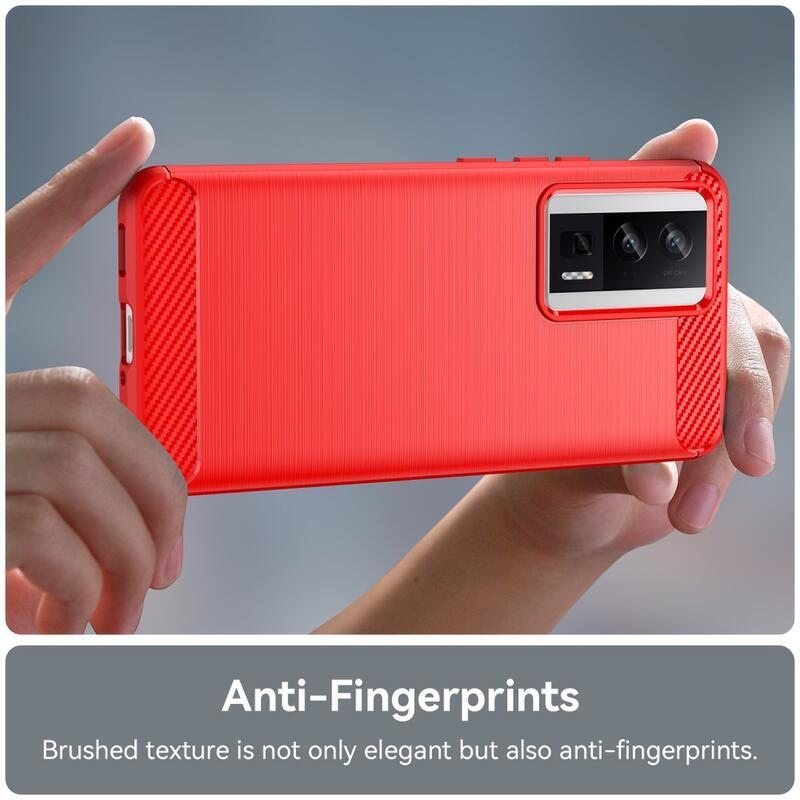 Szénálló zselés tok Xiaomi Poco F5 Pro - piros