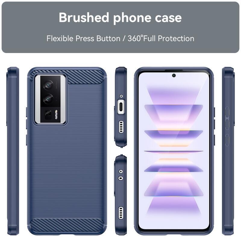 Szénálló zselés tok Xiaomi Poco F5 Pro - kék