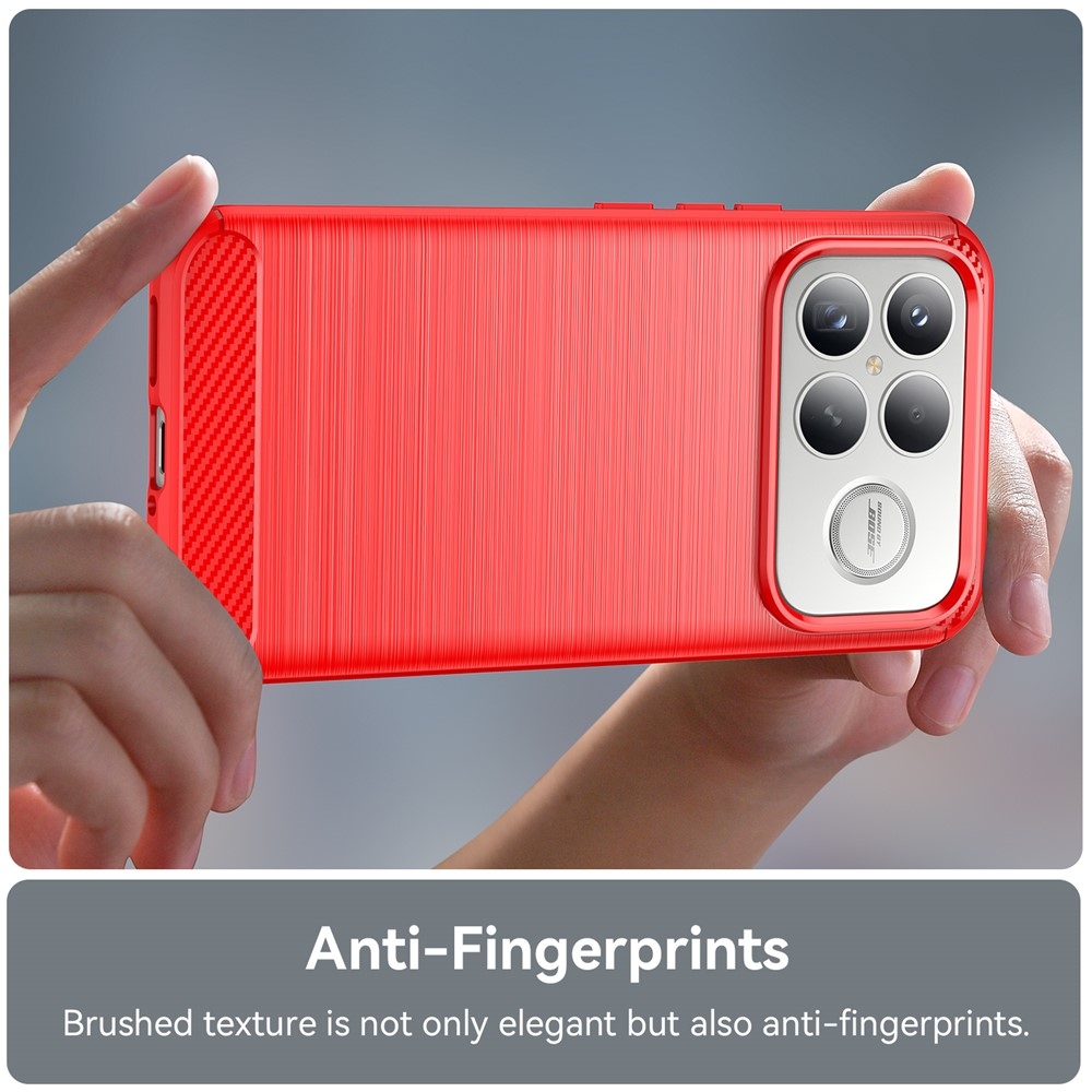 Szénálló zselés tok a Xiaomi Poco F8 Ultra 5G számára - piros