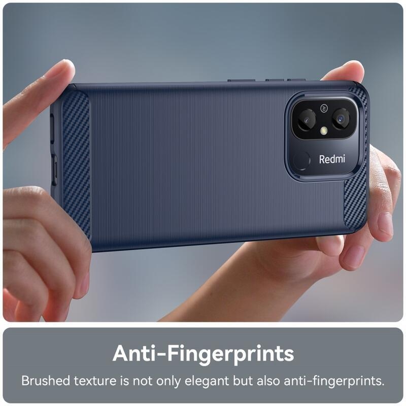 Szénálló zselés tok Xiaomi Redmi 12C-hez - kék