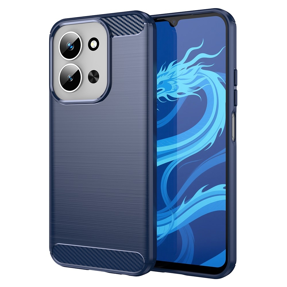 Szénálló zselés tok Xiaomi Redmi 15C 4G (171mm)/Poco C85 4G (171mm) - kék