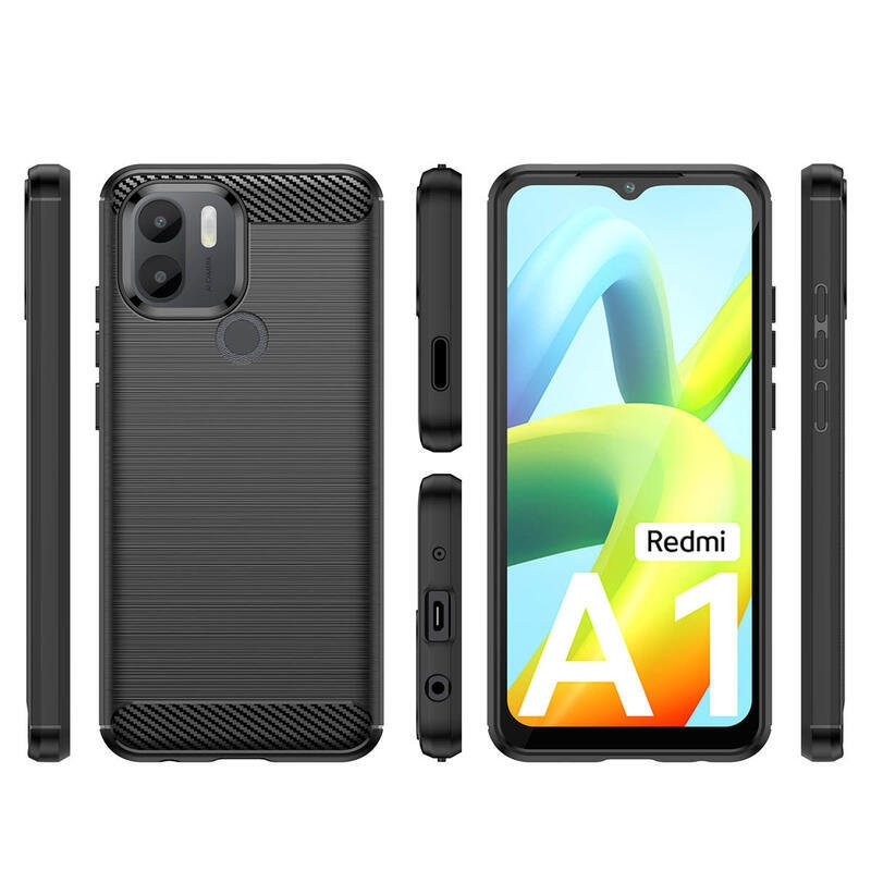 Szénálló zselés tok Xiaomi Redmi A1+/A2+ - fekete