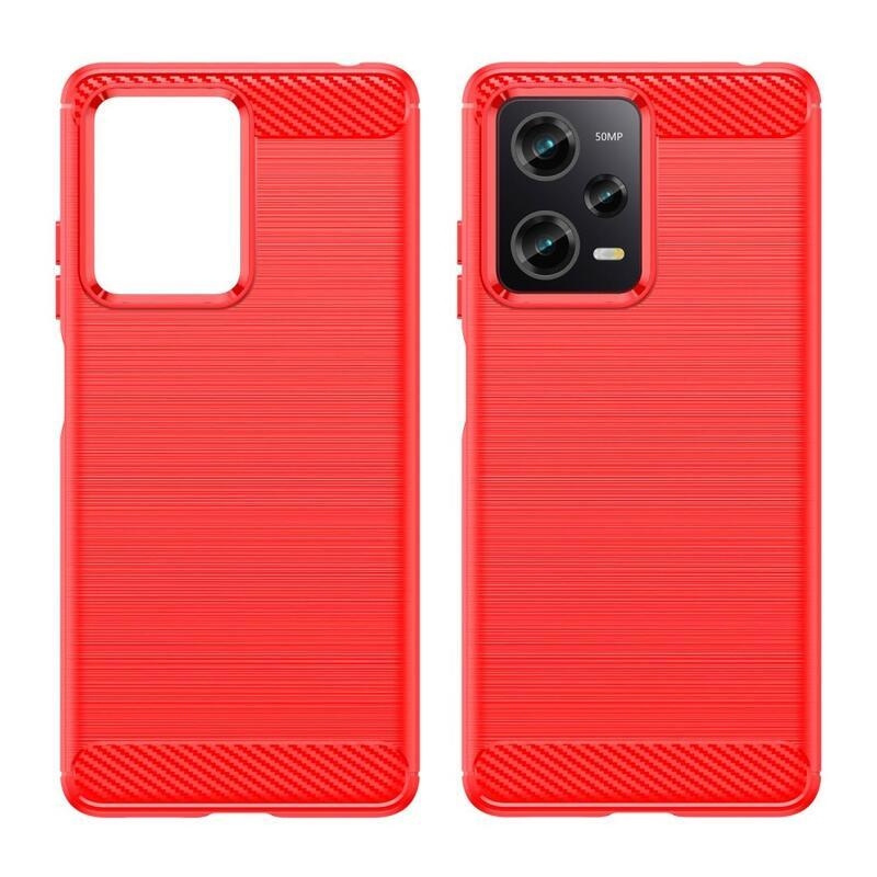 Szénálló zselés tok Xiaomi Redmi Note 12 Pro 5G/Poco X5 Pro 5G - piros